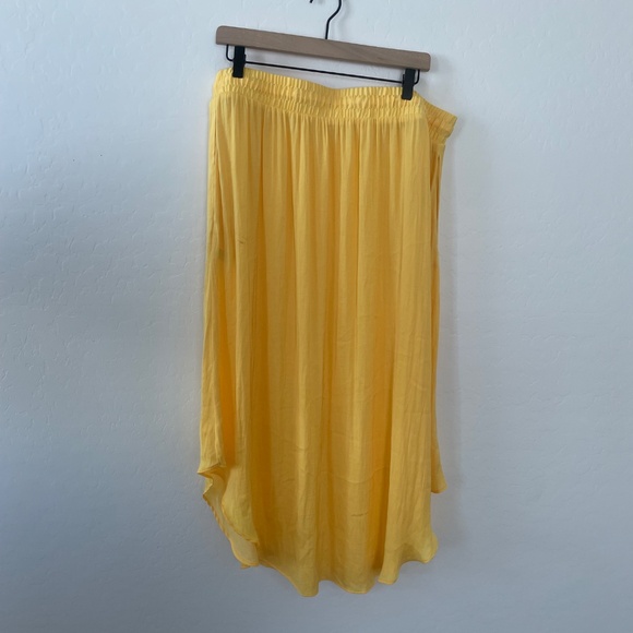 ⭐️Shirttail-Hem Beach Summer Hipster Hippie Artsy Flowy Boho Bohemian Maxi Skirt - Picture 2 of 8